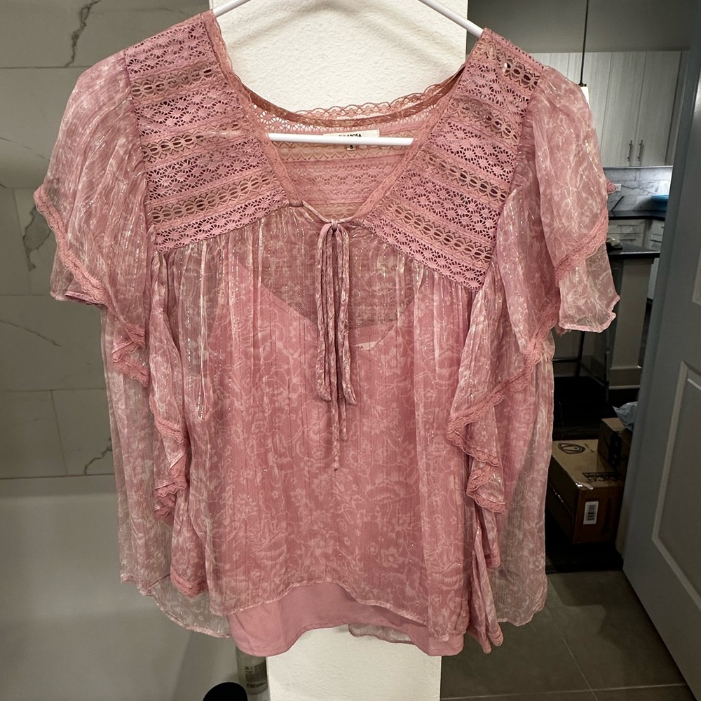 Pink top
